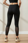Zelocity Quick Dry Gym Leggings - Jet Black — thumbnail 3